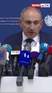Никол Пашинян выступает с заявлением о принципах работы ЕАЭС, Армения