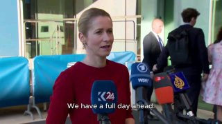 Министр иностранных дел Армении Арарат Мирзоян на заседании Совета министров иностранных дел ЕС в Люксембурге