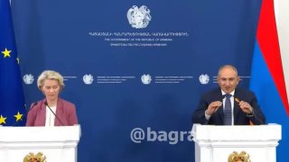 Никол Пашинян на пресс-конференции, Армения