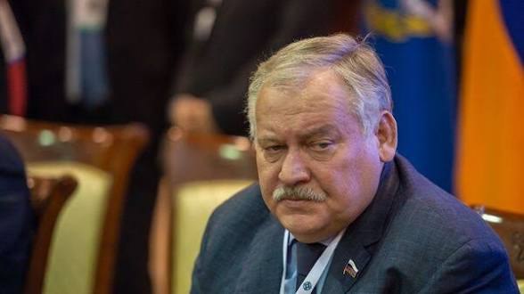 Константин Затулин на заседании комитета Госдумы по делам СНГ