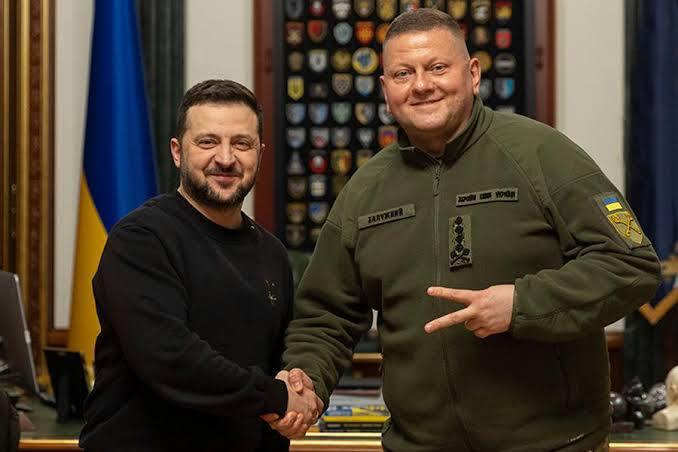 Валерий Залужный, бывший главнокомандующий ВСУ, на пресс-конференции в Киеве
