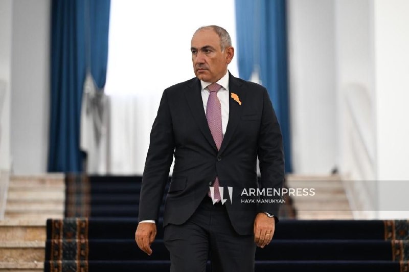 Никол Пашинян на брифинге с журналистами