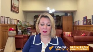Мария Захарова на брифинге МИД РФ, обвиняет ЕС во вмешательстве в выборы в Армении