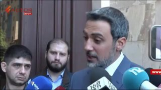 Арам Вардеванян, адвокат Роберта Кочаряна, на пресс-конференции в Ереване