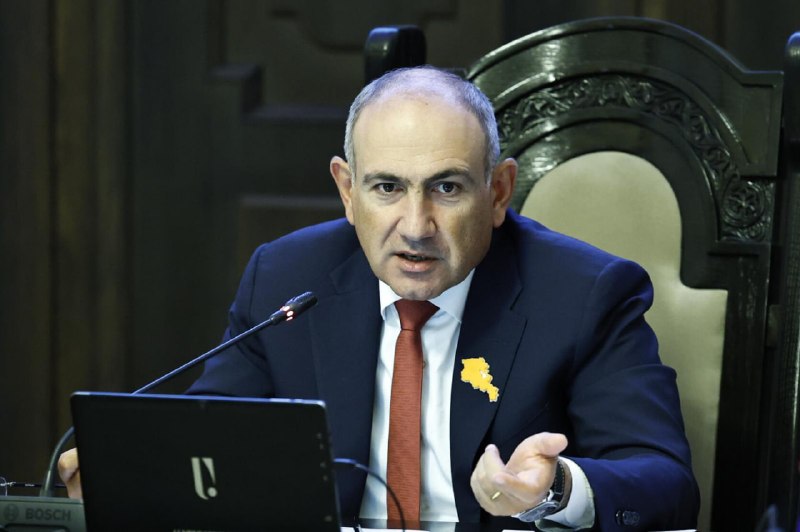 Никол Пашинян на заседании правительства Армении, обсуждающем законопроект о регистрации IMEI-кодов