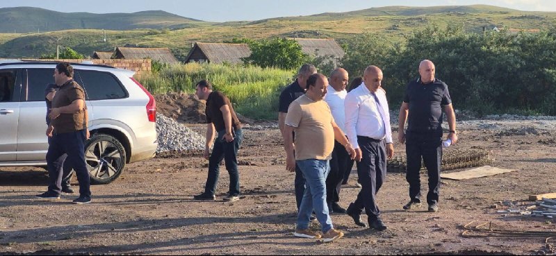 Рабочий визит группы инженеров фонда в Ширакскую область под руководством Саргиса Багиняна